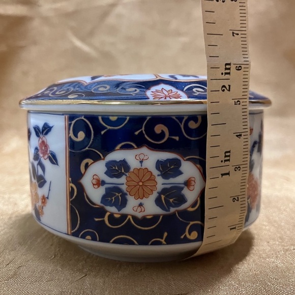Vintage OMC Porcelain Trinket/Jewelry Box Made in Japan - Picture 8 of 8